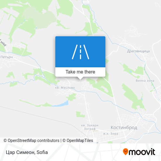 Цар Симеон map