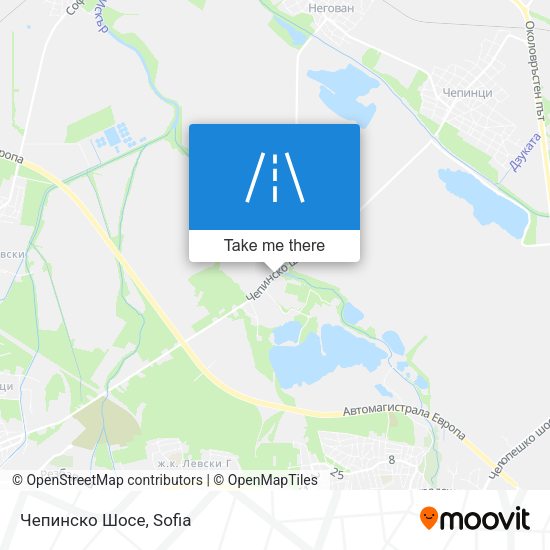 Чепинско Шосе map