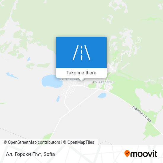 Карта Ал. Горски Път
