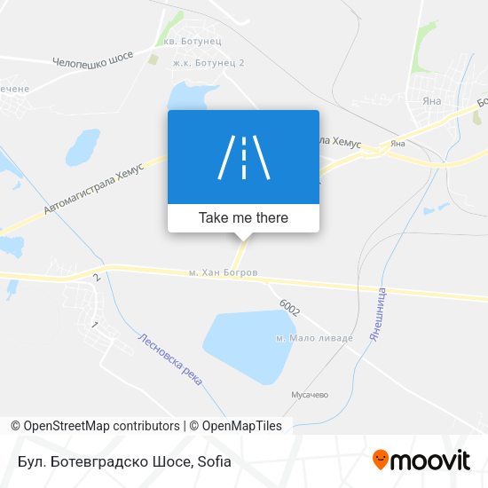 Карта Бул. Ботевградско Шосе