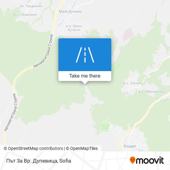 Път За Вр. Дупевица map