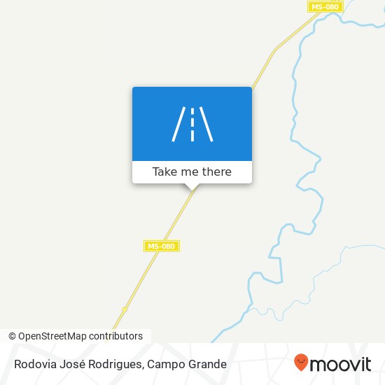 Rodovia José Rodrigues map