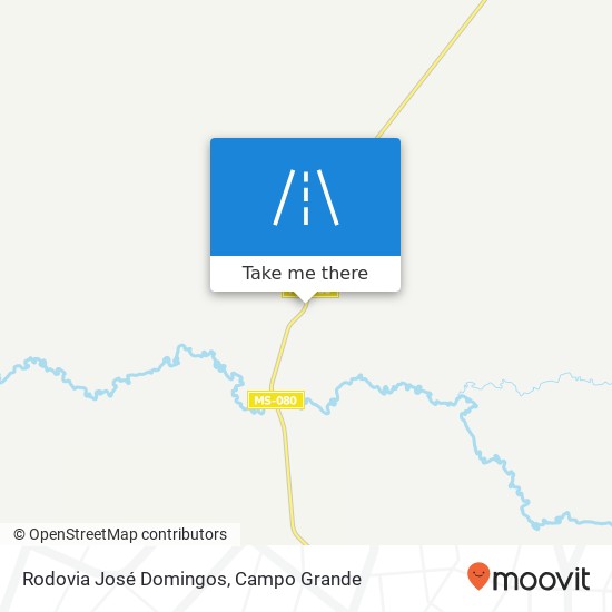 Mapa Rodovia José Domingos