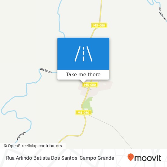 Mapa Rua Arlindo Batista Dos Santos