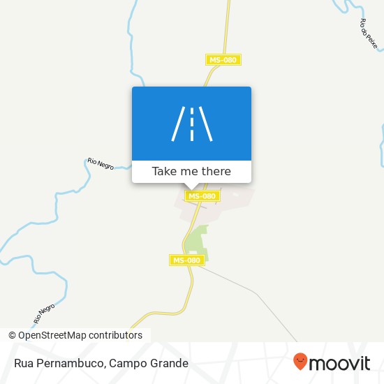 Mapa Rua Pernambuco