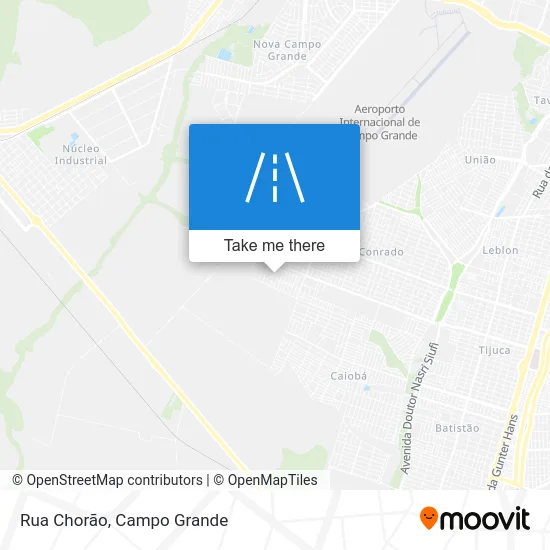 Rua Chorão map