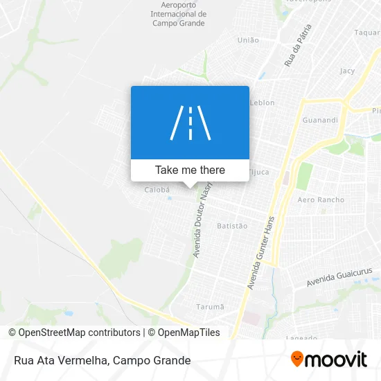 Rua Ata Vermelha map