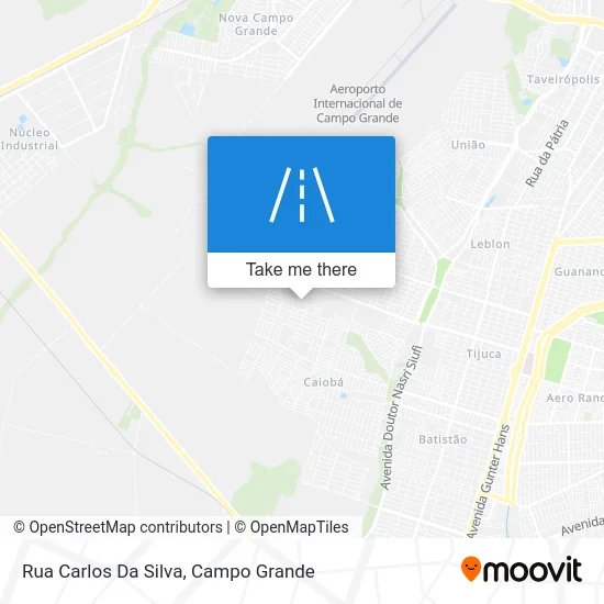 Rua Carlos Da Silva map