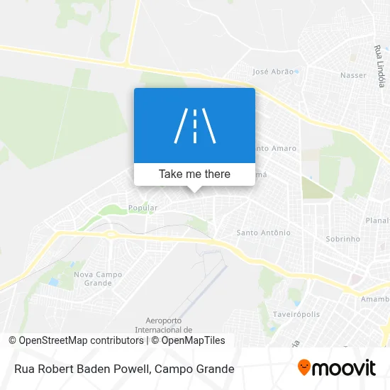 Rua Robert Baden Powell map