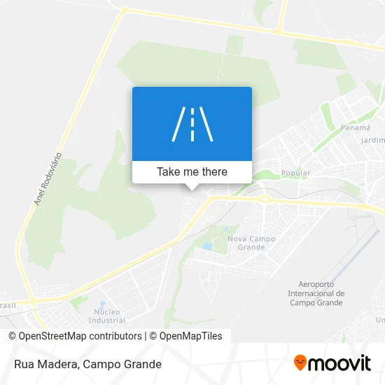 Rua Madera map