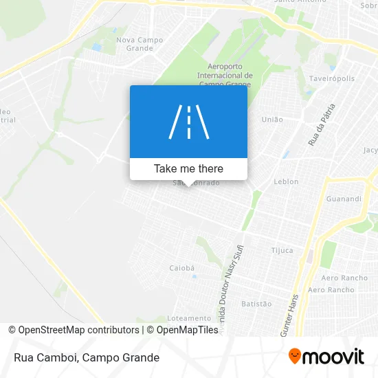 Rua Camboi map