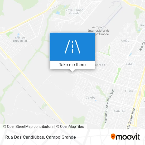 Rua Das Candiúbas map
