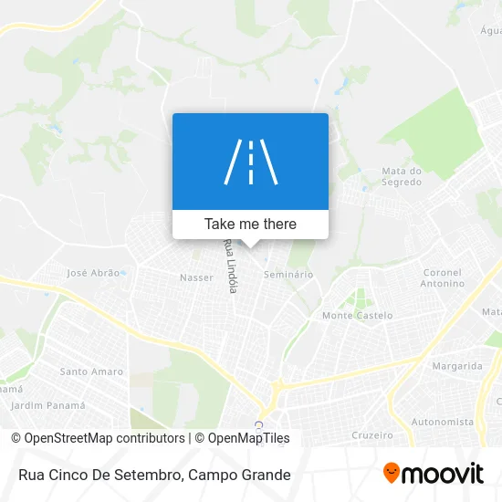 Rua Cinco De Setembro map