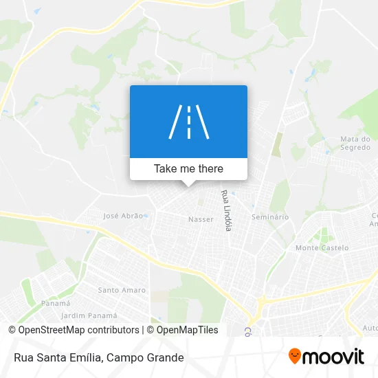 Rua Santa Emília map