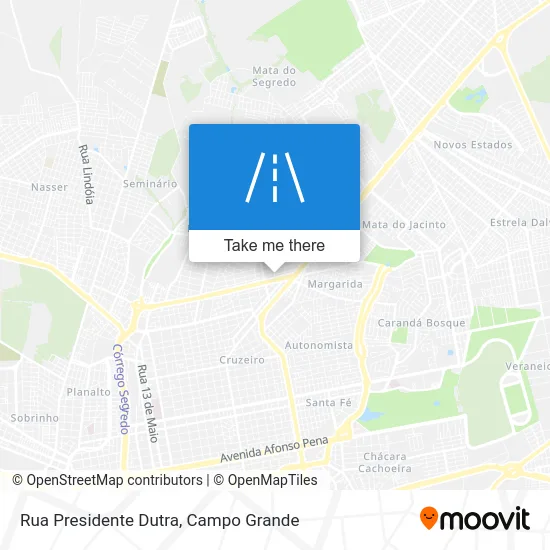 Rua Presidente Dutra map