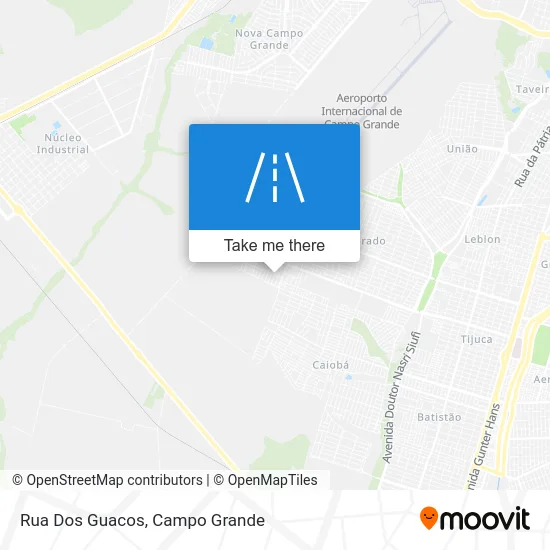 Rua Dos Guacos map