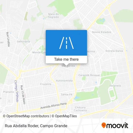 Rua Abdalla Roder map