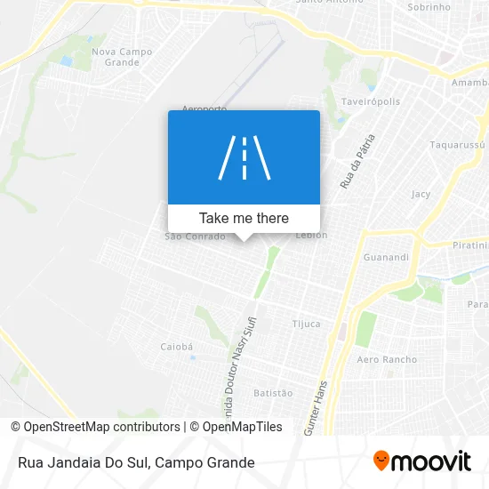 Rua Jandaia Do Sul map