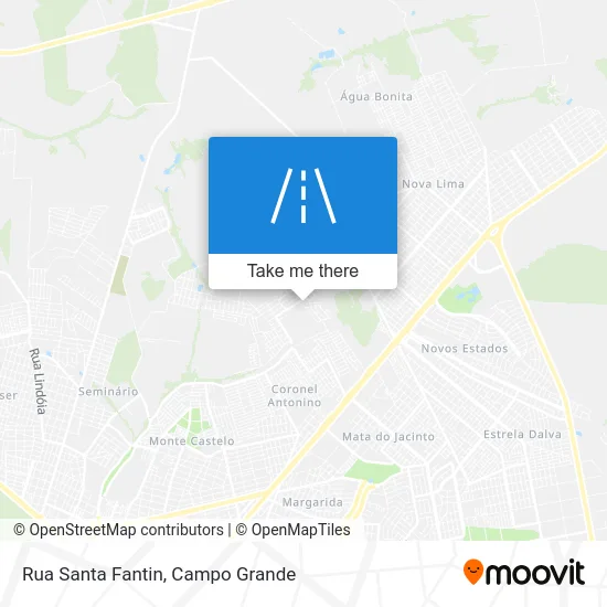 Rua Santa Fantin map