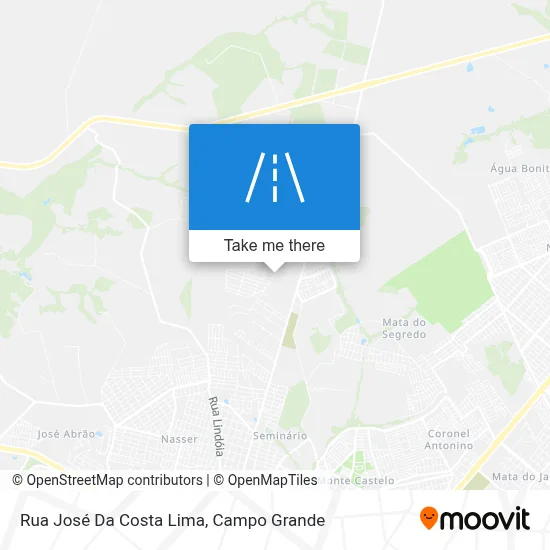 Rua José Da Costa Lima map