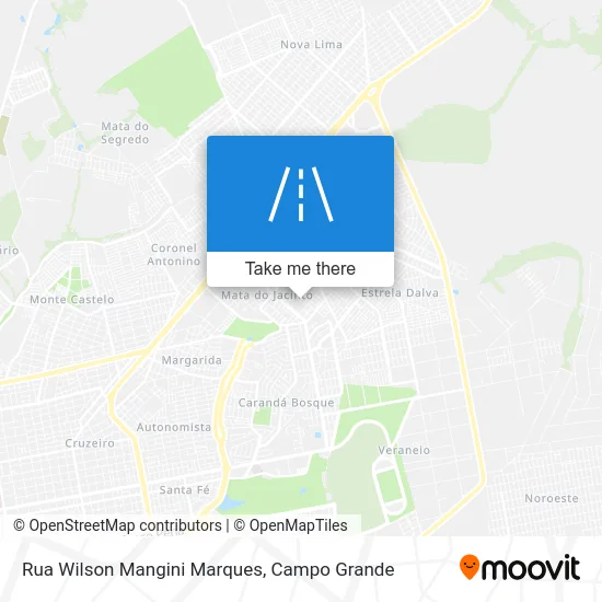 Rua Wilson Mangini Marques map