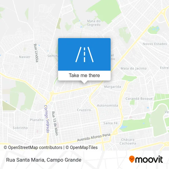 Rua Santa Maria map