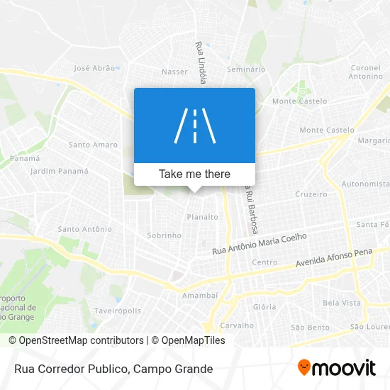 Rua Corredor Publico map