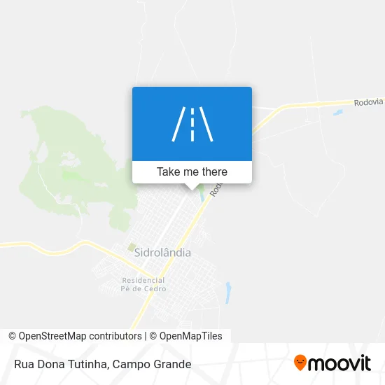 Rua Dona Tutinha map