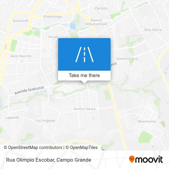 Rua Olimpio Escobar map