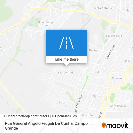Rua General Angelo Frugeli Da Cunha map