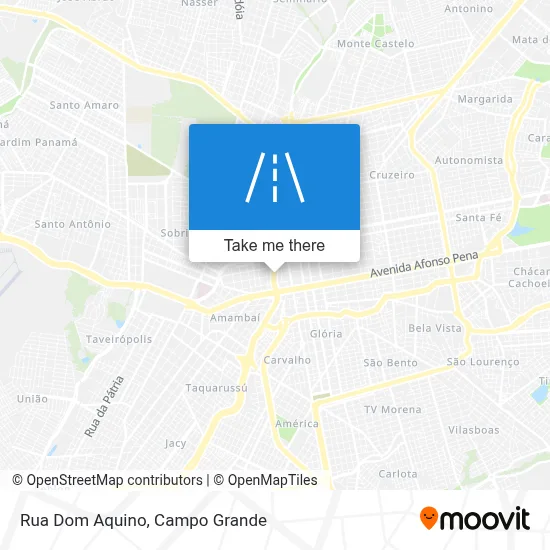 Rua Dom Aquino map