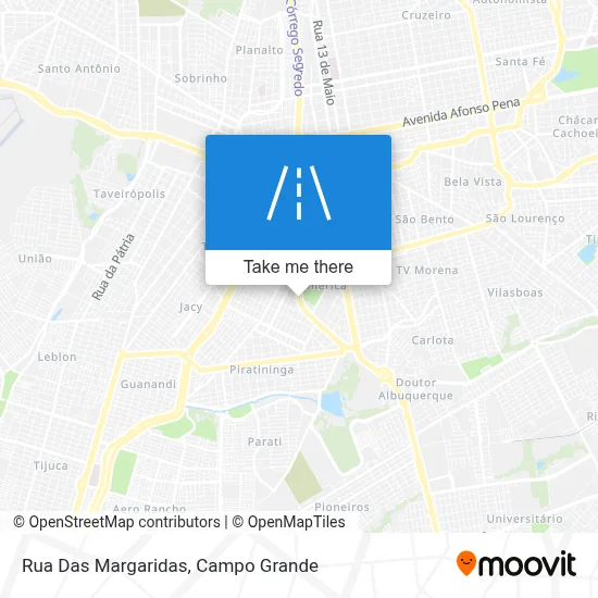 Rua Das Margaridas map