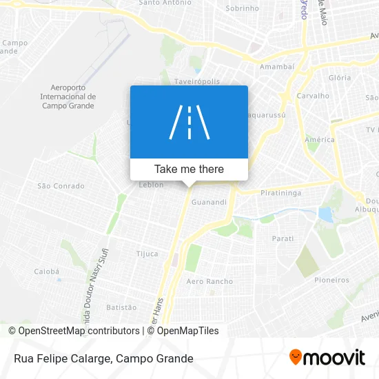 Rua Felipe Calarge map