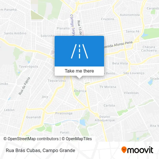 Rua Brás Cubas map