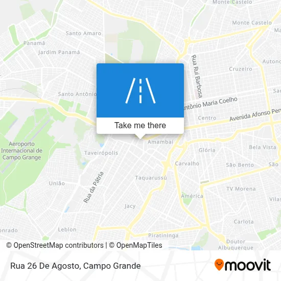 Rua 26 De Agosto map