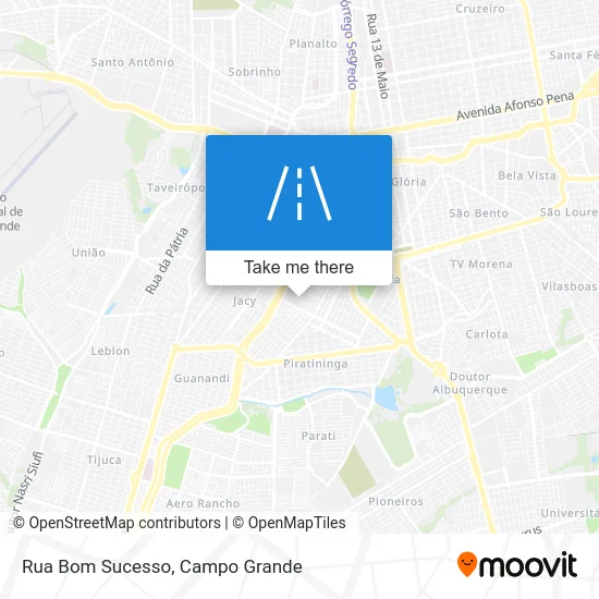Rua Bom Sucesso map