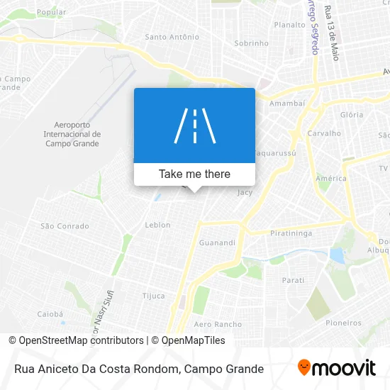 Rua Aniceto Da Costa Rondom map
