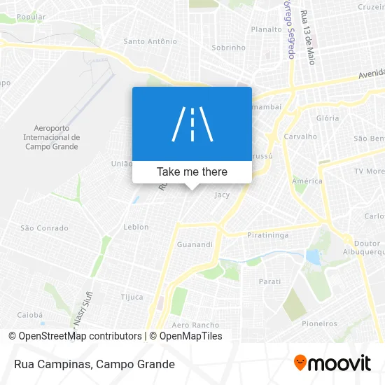 Rua Campinas map