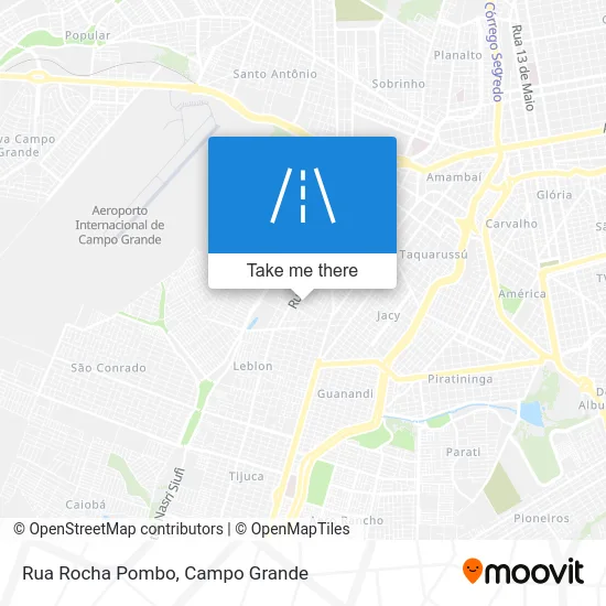 Rua Rocha Pombo map