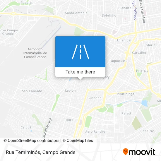 Rua Temiminós map