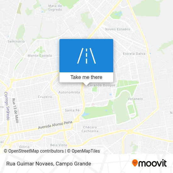 Rua Guimar Novaes map
