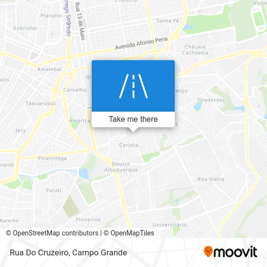 Rua Do Cruzeiro map