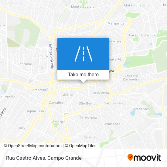 Rua Castro Alves map