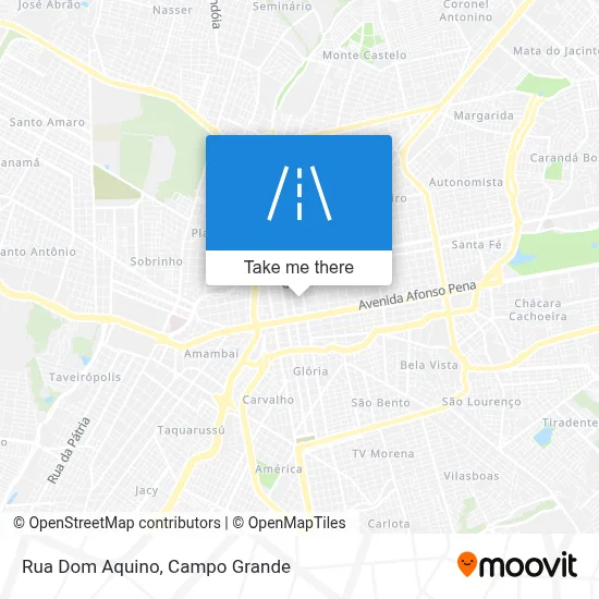Rua Dom Aquino map
