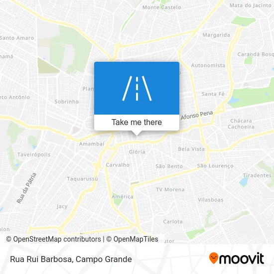 Rua Rui Barbosa map