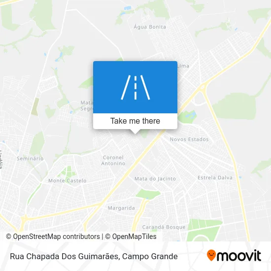 Rua Chapada Dos Guimarães map
