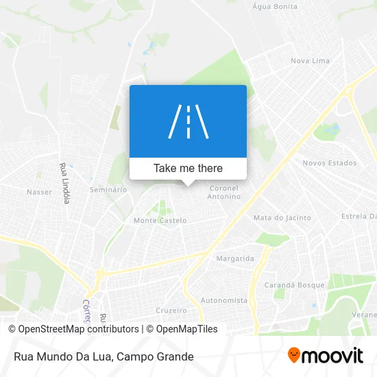 Rua Mundo Da Lua map