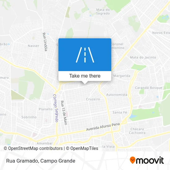 Rua Gramado map