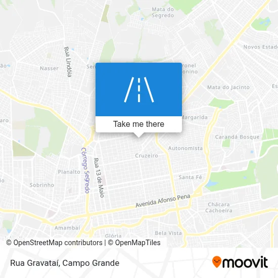 Rua Gravataí map