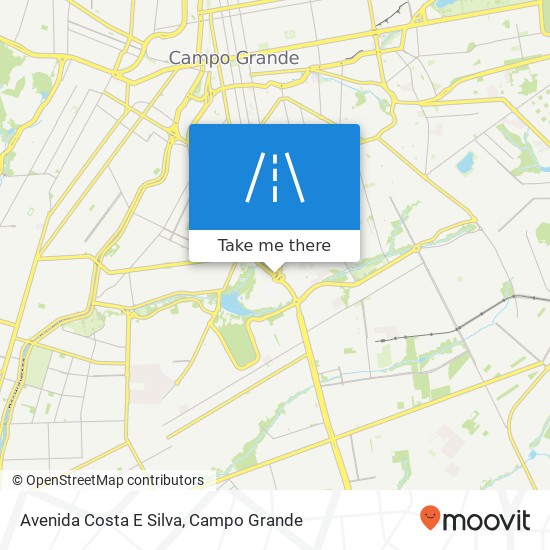 Mapa Avenida Costa E Silva